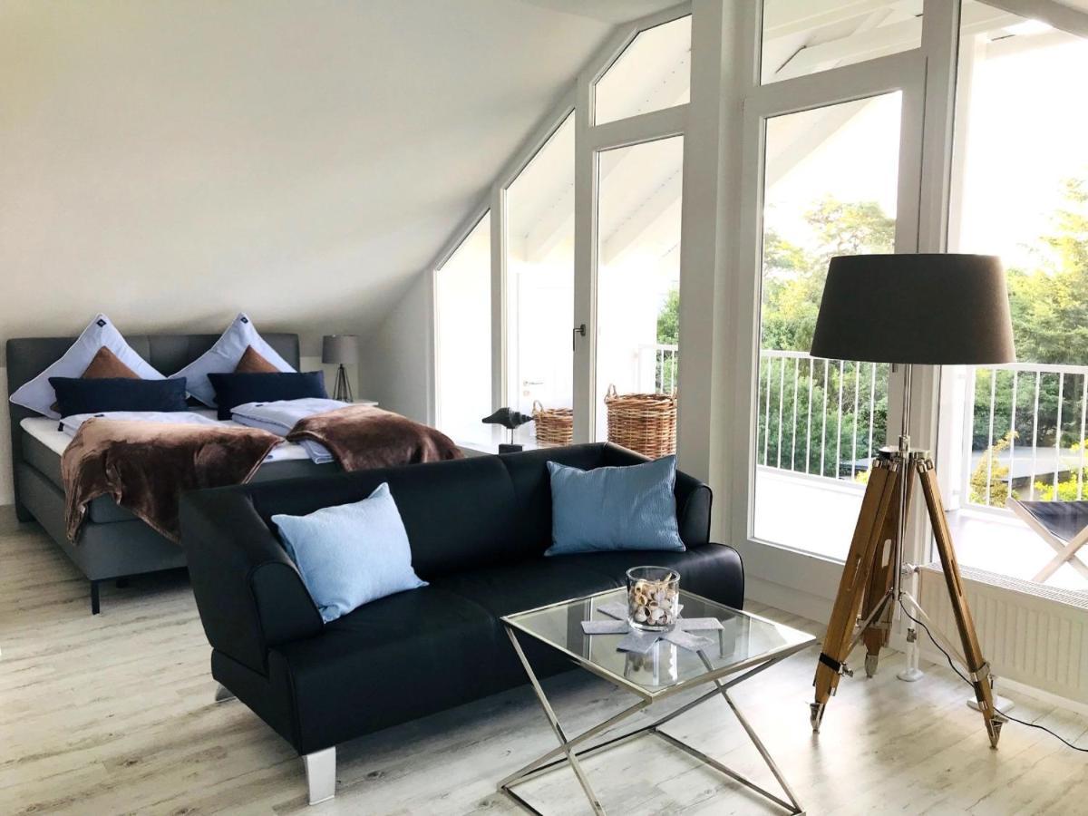 Moderne Ferienwohnung Mit Balkon, Meerblick - Ferienresidenz Zwei Boddenfewo 1-5 Lietzow Exterior foto